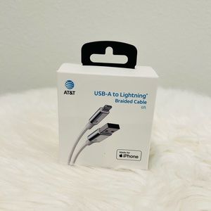 AT&T 6ft USB A to Lightning Cable